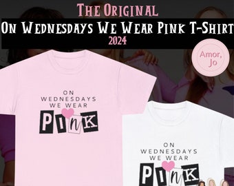 On Wednesdays We Wear Pink 2024 Unisex  T-Shirt Mean Girls Themed