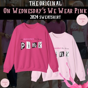 On Wednesdays We Wear Pink 2024 Sweatshirt Mean Girls Themed image 1