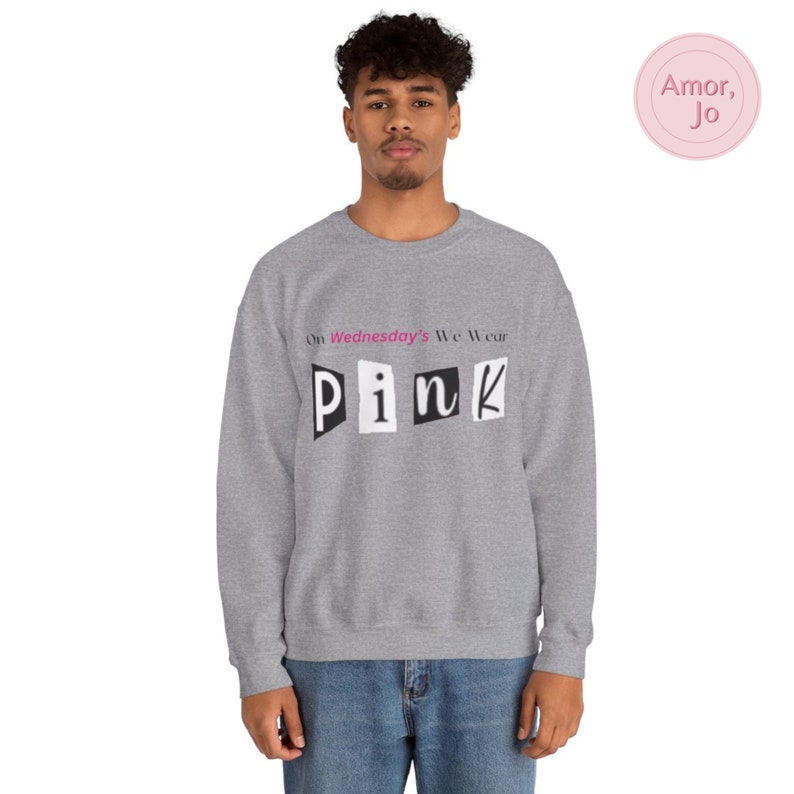 On Wednesdays We Wear Pink 2024 Sweatshirt Mean Girls Themed image 4