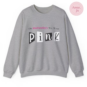 On Wednesdays We Wear Pink 2024 Sweatshirt Mean Girls Themed image 5