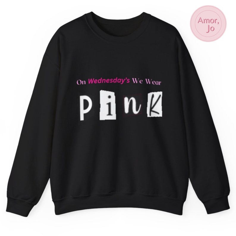 On Wednesdays We Wear Pink 2024 Sweatshirt Mean Girls Themed image 7