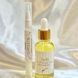 Vanilla - Cuticle Oil Pen 3ml - Cuticle Oil Bottle 1oz - Natural Ingredients