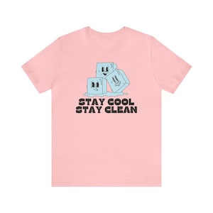 Stay Cool, Stay Clean T-Shirt. Addiction Recovery Gift, Recovery Shirt, Recovery T-Shirt, Mental Health Shirts, Narcotics Anonymous Shirts.