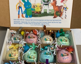 Large Toy Story #2 12-pack XL 5.5 oz Bath Bomb Gift Set for Kids