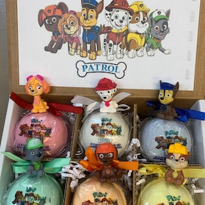 Paws Pups 6-pack XL 6 oz Bath Bomb Gift Set for Kids