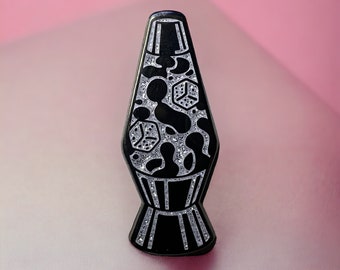 Glitter Lava Lamp Pin | Aesthetic Pin, Lava Pin, Dice Pin, Glitter Pin, Cool Pin