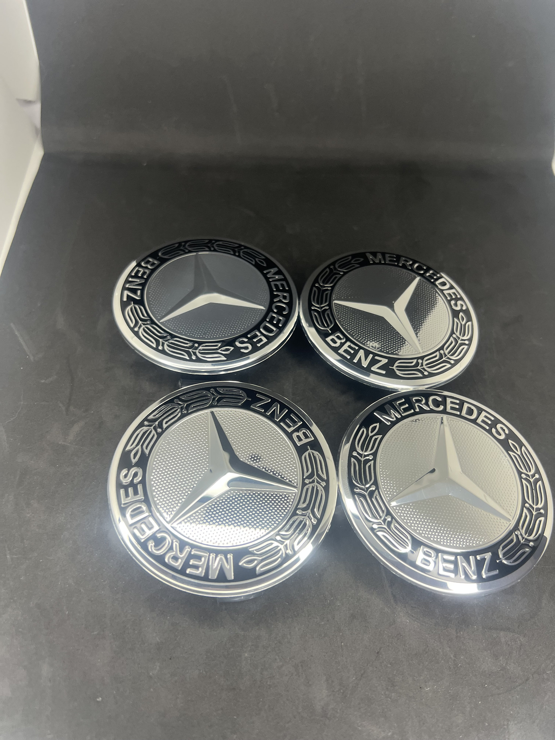 4X 75MM FÜR Mercedes Benz Nabendeckel Radkappe Felgenabdeckung DE EUR 4