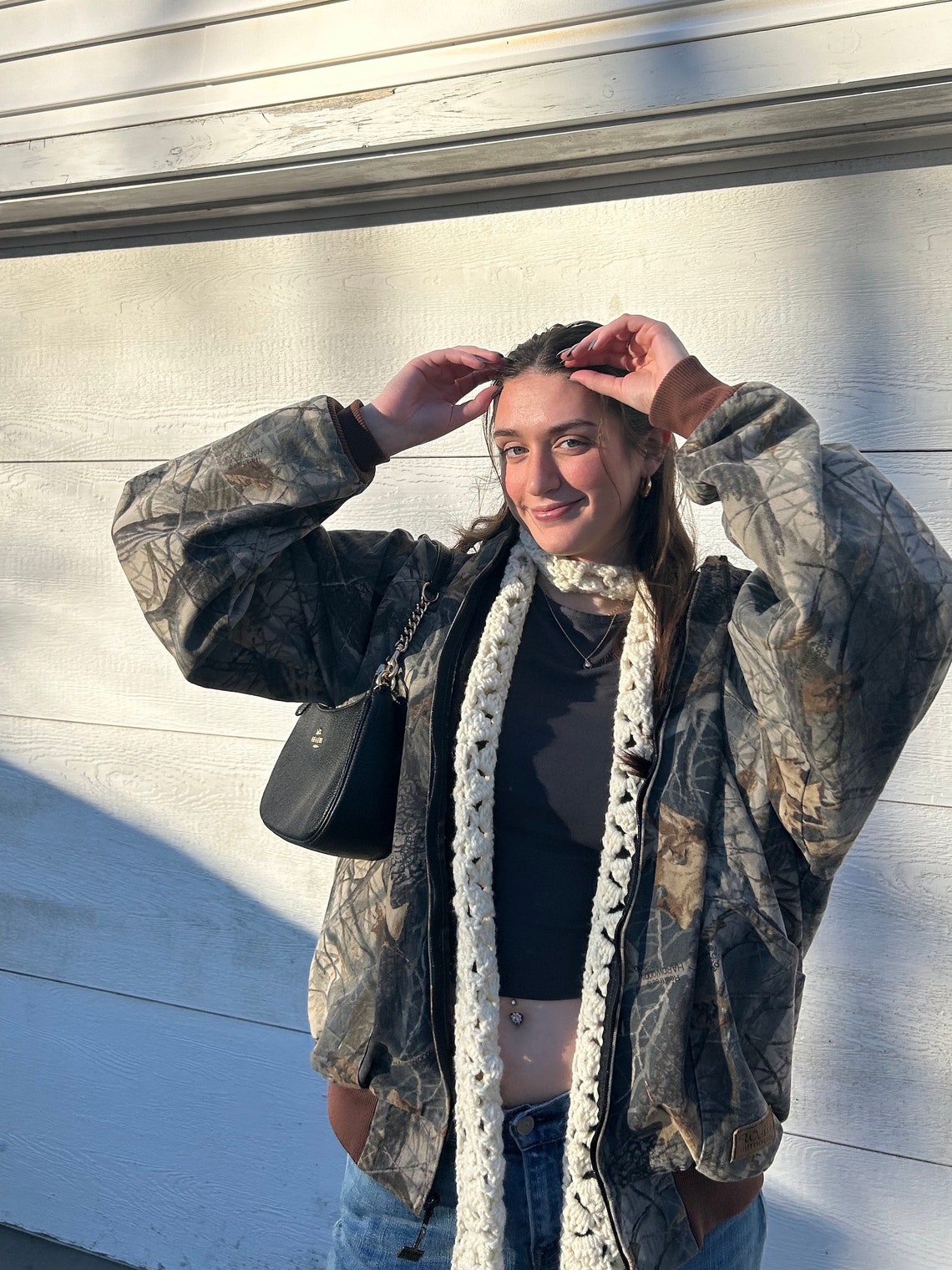 Handmade Crochet Scarf Etsy