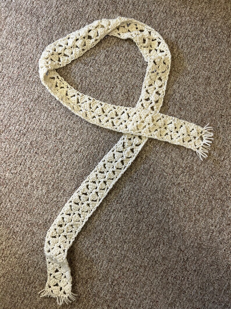 Handmade Crochet Scarf Etsy