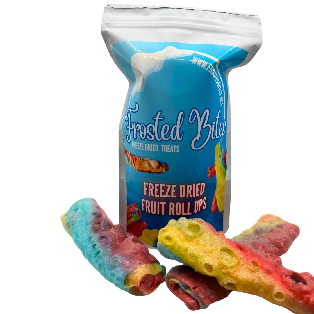 Freeze Dried Crunchy Fruit Roll-ups Candy