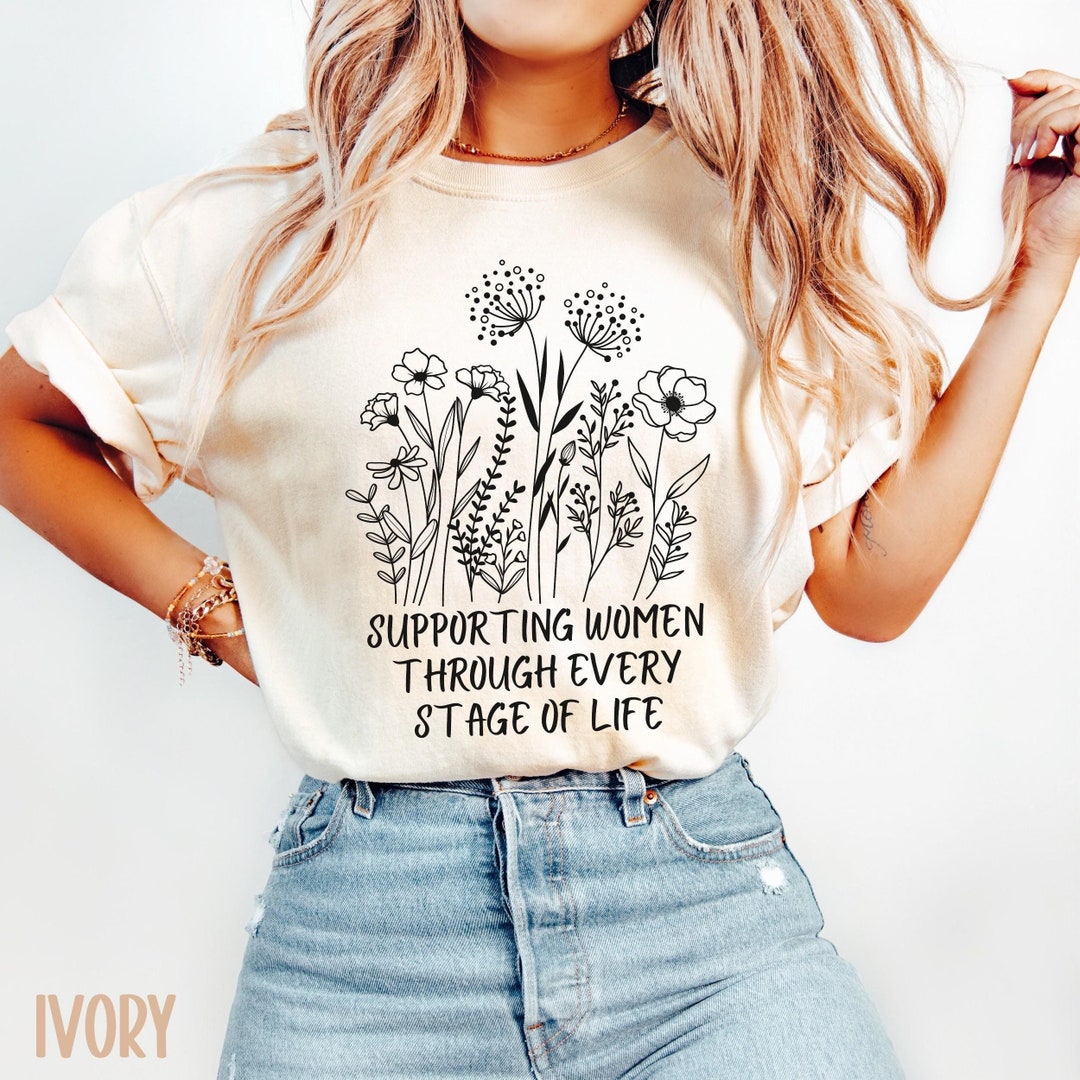 Obgyn Motivational Shirt Wildflower Comfort Colors Tshirt Inspirational ...