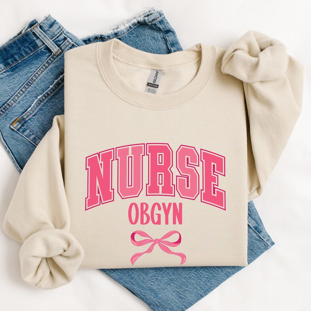 Obgyn Nurse Shirt Coquette Ob-gyn Nurse Sweatshirt Appreciation Gift ...