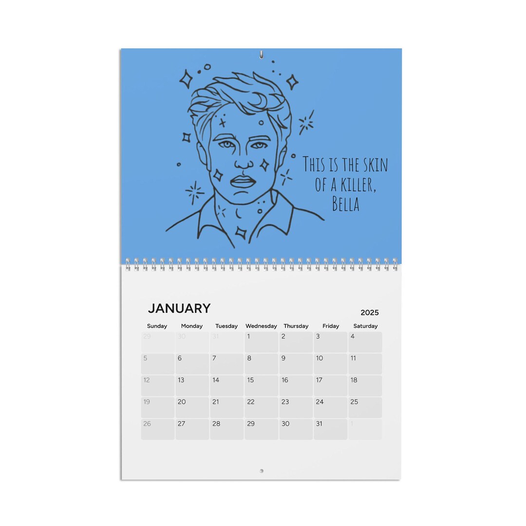 Twilight Calendar 2025 Etsy