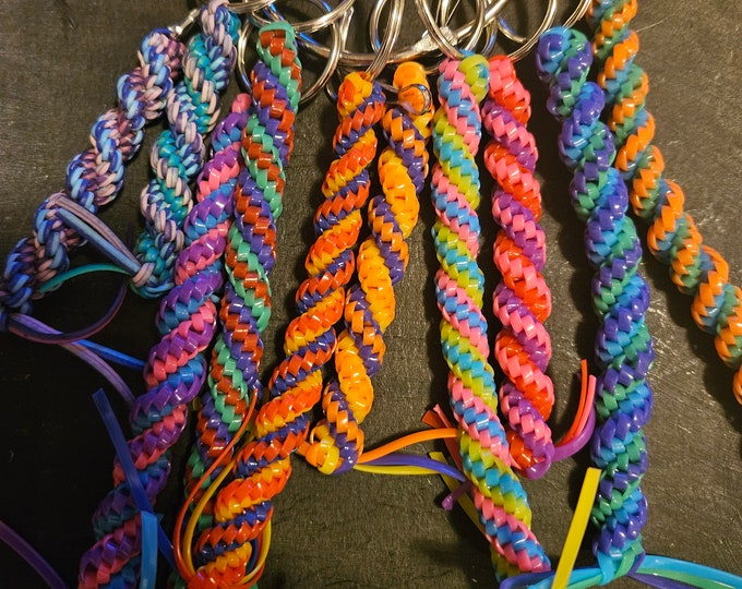 Custom 3 Sting Method Plastic Lanyard Gimp Boondoggle Lacing Rexlace ...
