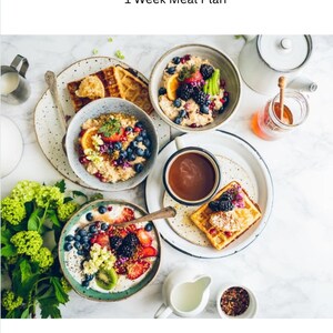 Gesunde Mahlzeiten 1-Wochen-Plan