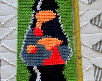 Lava lamp tapestry crochet