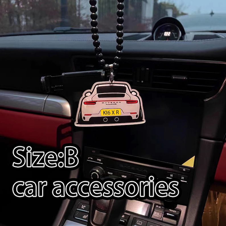 Custom License Plate Keychain, Personalized Number Plate Keychain, Mini