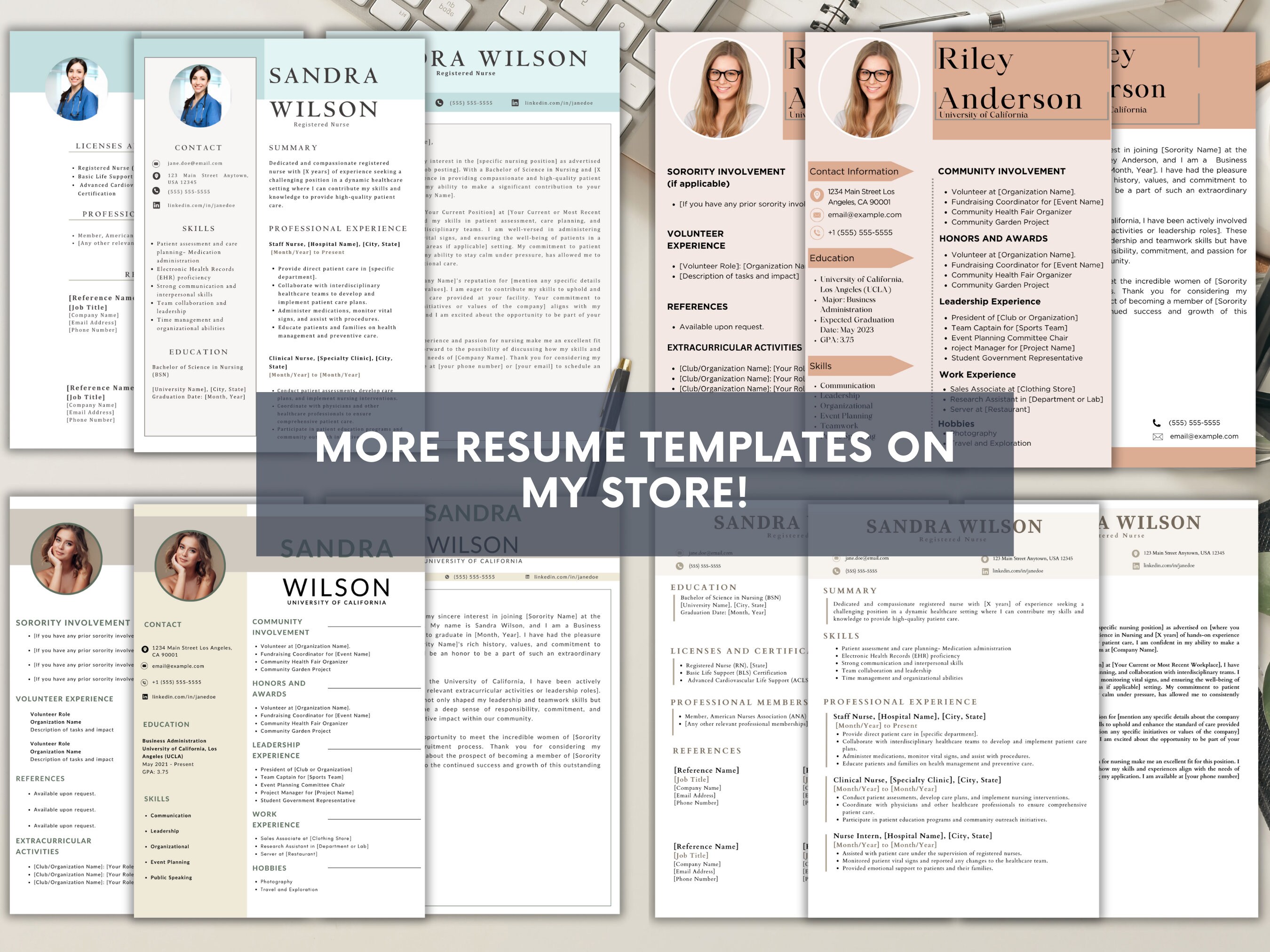 Teacher Resume Template Word Teacher - Il Fullxfull.5765358803 57ow 