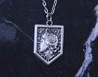 Anime Attack On Titan acryl Maria antiek verzilverde ketting - voor dames en heren - als cadeau