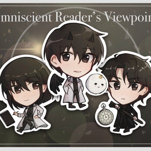Stickers Alwetende Reader's Viewpoint (ORV) - Kim Dokja, Yoo Joonghyuk, Han Sooyoung