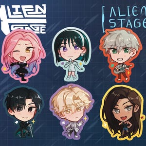 Alien Stage Stickers - Mizi, Sua, Ivan, Till, Luka, Hyuna