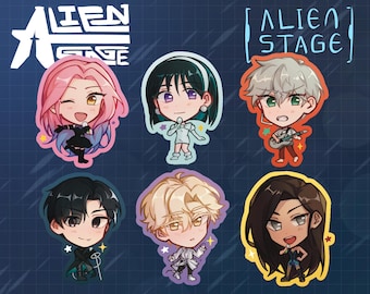 Alien Stage Sticker - Mizi, Sua, Ivan, Till, Luka, Hyuna