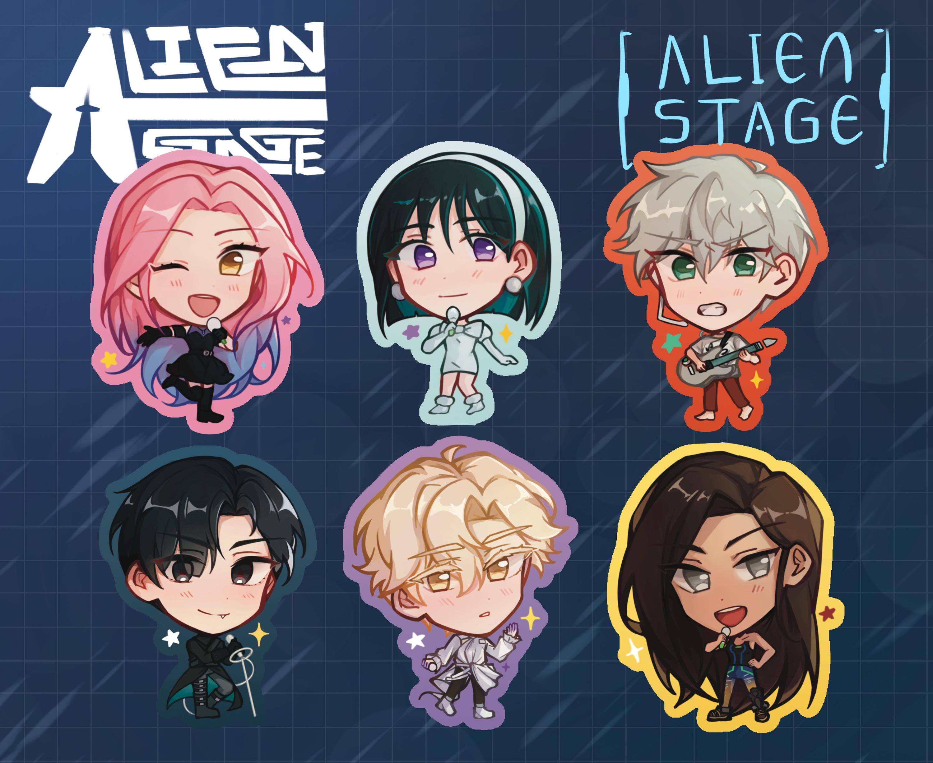 Alien Stage Stickers - Mizi, Sua, Ivan, Till, Luka, Hyuna - Etsy