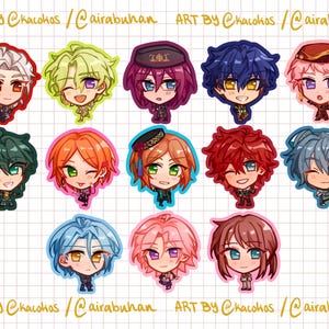 Art of: Nagisa Ran, Hiyori Tomoe, Ibara Saegusa, Jun Sazanami, Shu Itsuki, Mika Kagehira, Hinata Aoi, Yuta Aoi, Rinne Amagi, Niki Shiina, HiMERU, Kohaku Oukawa, Anzu