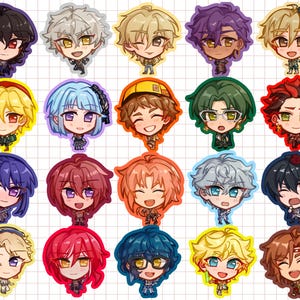 Art of: Rei Sakuma, Kaoru Hakaze, Koga Oogami, Adonis, Tomoya, Nazuna Nito, Hajime, Mitsuru Tenma, Keito Hasumi, Kuro Kiryu, Souma Kanzaki, Tsukasa Suou, Leo Tsukinaga, Izumi Sena, Ritsu Sakuma, Arashi Narukami, Natsume, Tsumugi Aoba, Sora, Madara
