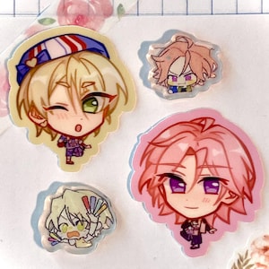 Aira Shiratori and Kohaku Oukawa stickers