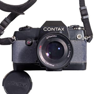 Very Clean Contax Planar 50mm f1.7 AEJ With Rough Contax 137 MA Quartz Body