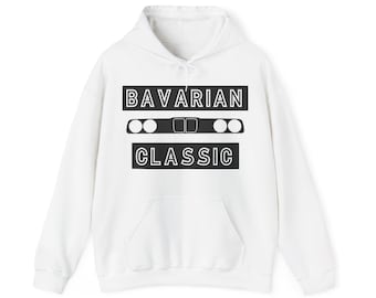 E30 Front Grill Graphic "Bavarian Classic" Hoodie Sweatshirt