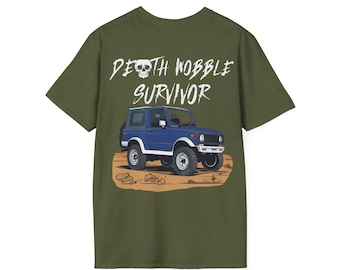 Suzuki Samurai "Death Wobble Survivor" Graphic Tee