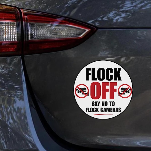 Flock Camera Bumper Sticker - Etsy
