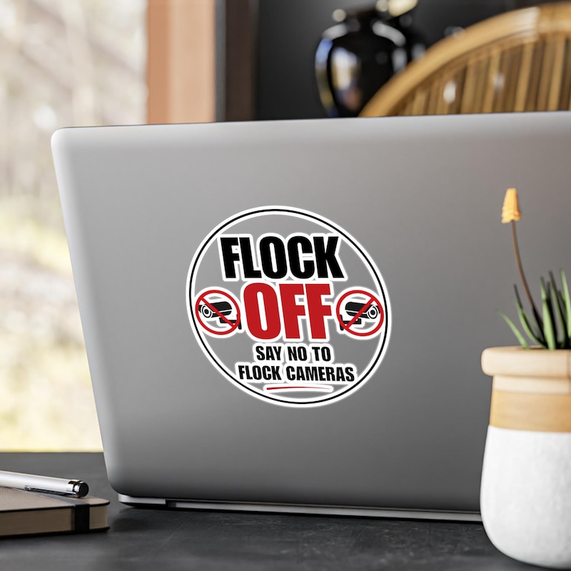 Flock Camera Bumper Sticker - Etsy
