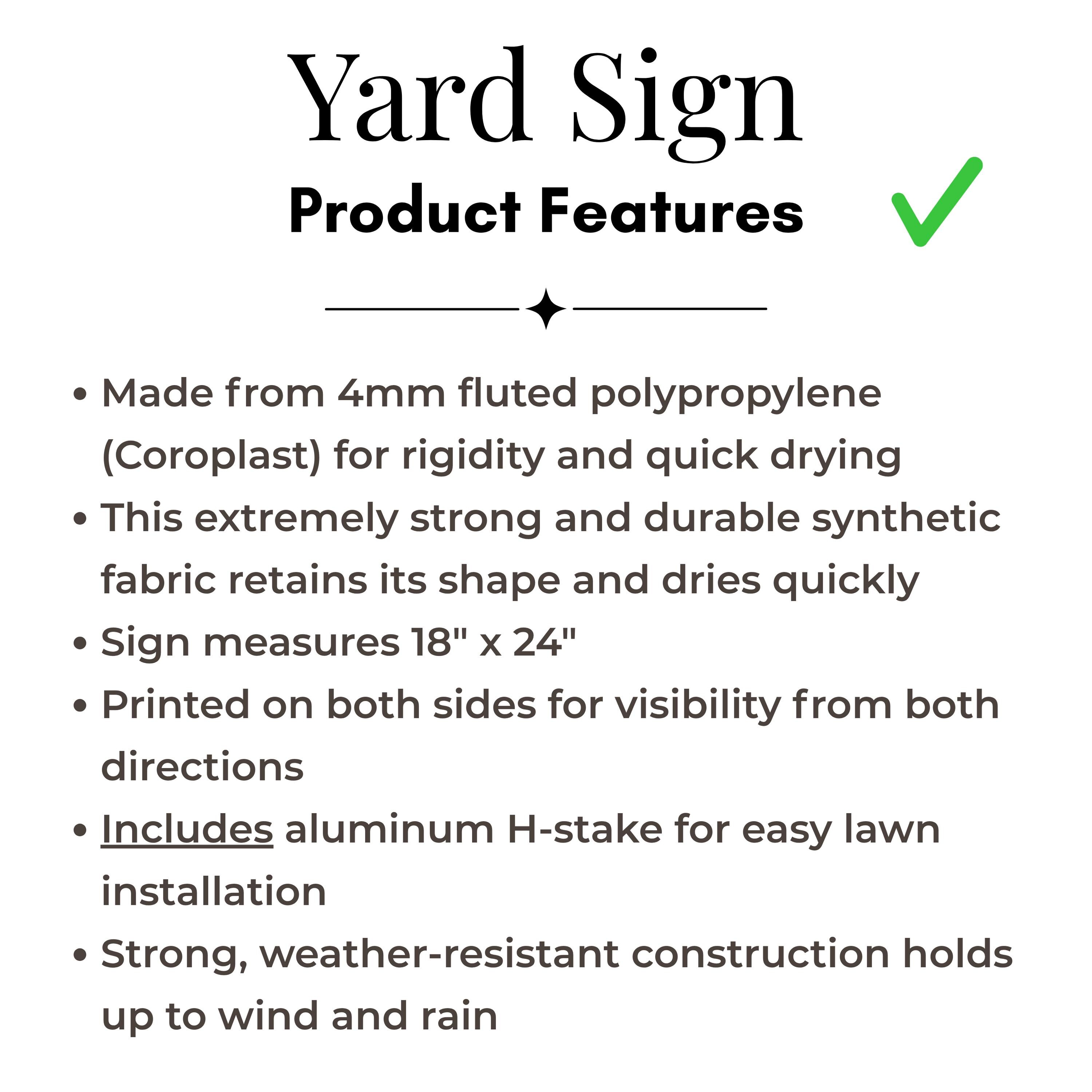 Stop Flock Surveillance Yard Sign | Privacy is A Right, No Cameras ...