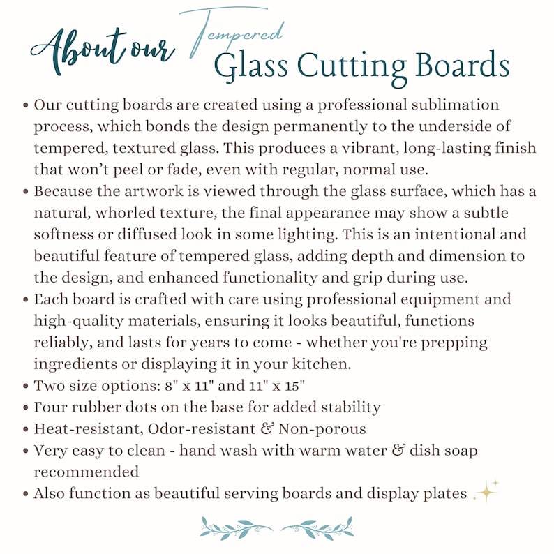 Retirement Gift Glass Cutting Board, Personalized Retirement Gift, Teal Ocean Coastal Kitchen Decor, New Chapter Gift, Beach Retirement Gift Bild 4