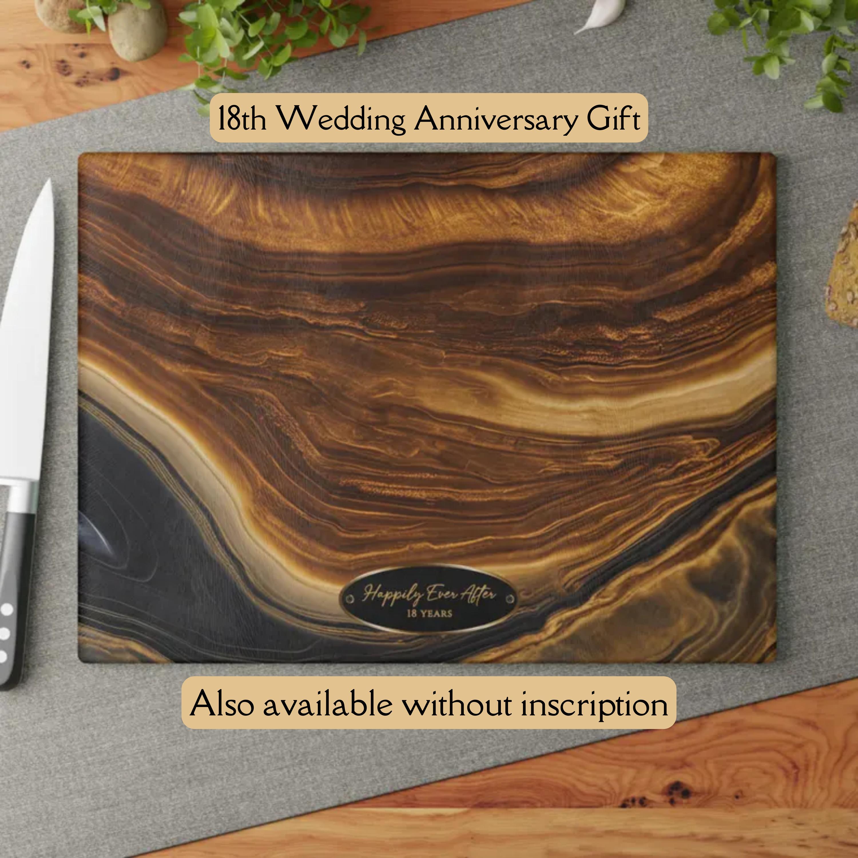 Beautiful Cat's Eye-Design Glass Cutting & Serving Board, 18th Wedding Anniversary Gift Cats Eye 18th Anniversary Gift Charcuterie Cats Eye