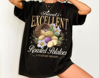Excellent Boiled Potatoes Comfort Colors Shirt, Pride and Prejudice Fan T Shirt, Funny Jane Austen Tee, Gift For Book Lovers