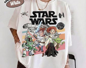 Toy Story Star Wars Shirt, May The 4th Be With You Disney Tee, Funny Pixar Toy Story Mashup Shirt, Star Wars Day Tee, Disney Family Vacation