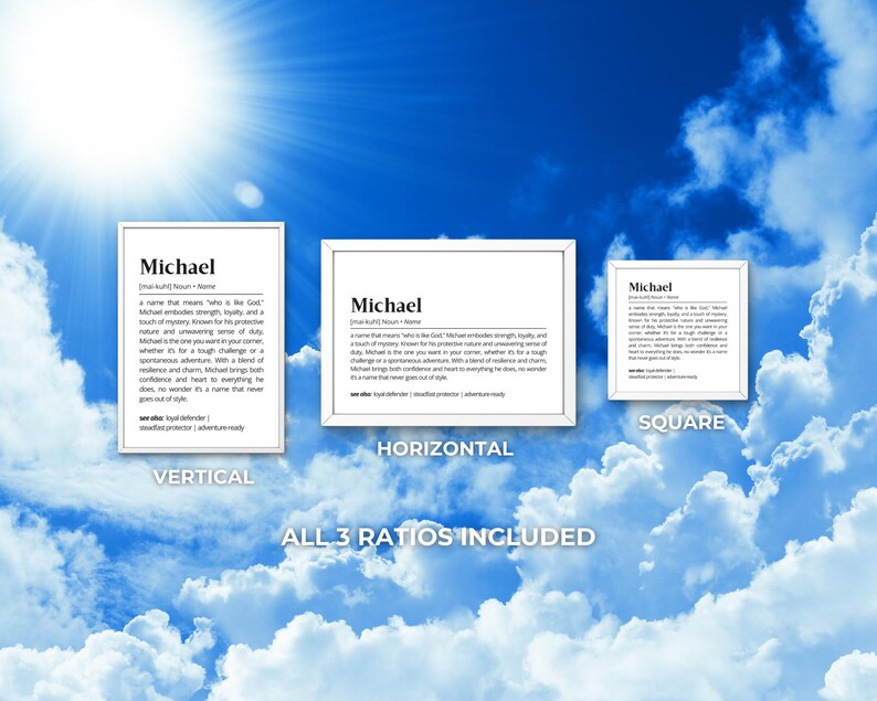 Michael name meaning, Michael name sign, Michael nursery wall art, Michael baby name sign, gift for son, baby name sign, nursery name sign, gifts for him, gifts for men, personalized gifts for men, birthday gift for him, name wall art, printable wall art, gift for husband, anniversary gift for him