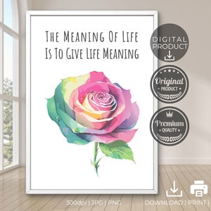 Life Quote Posters, Inspirational Wall Quotes, Typography as art, Sending Positive Vibes, Text Art, spiritual Uplifting Good Morning Quotes