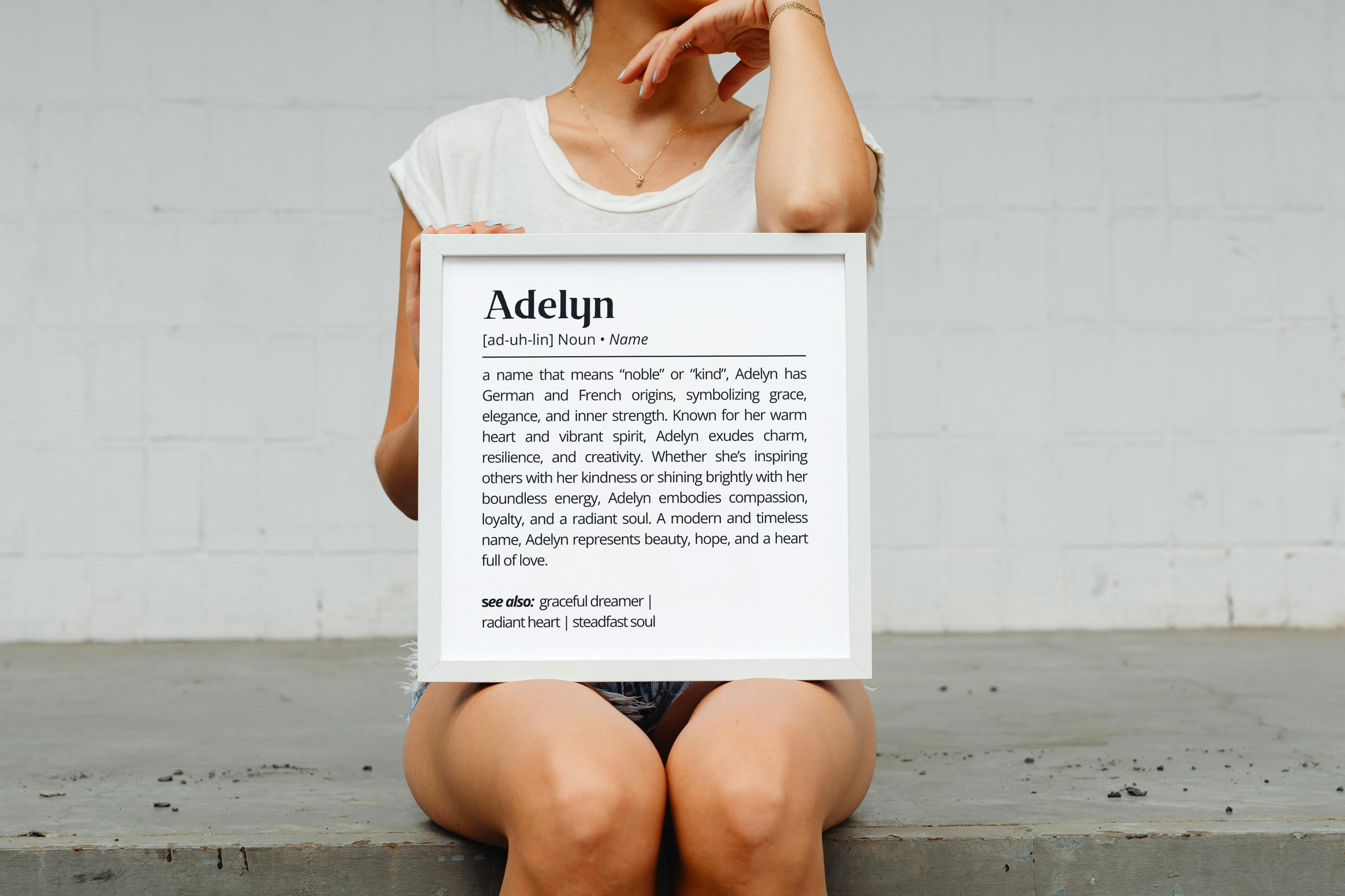 Adelyn Name Meaning Print Personalized Gift Nursery Wall Art adelyn-name-meaning-print-personalized-gift-nursery-wall-art