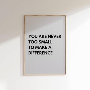 Inspirational Quote Print: Motivational Wall Art (Digital Printable)