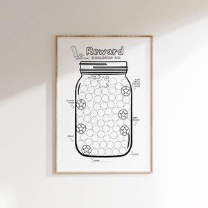 Printable Set of 2 Reward and Coloring Chart for Kids Fun Gift Reward ...