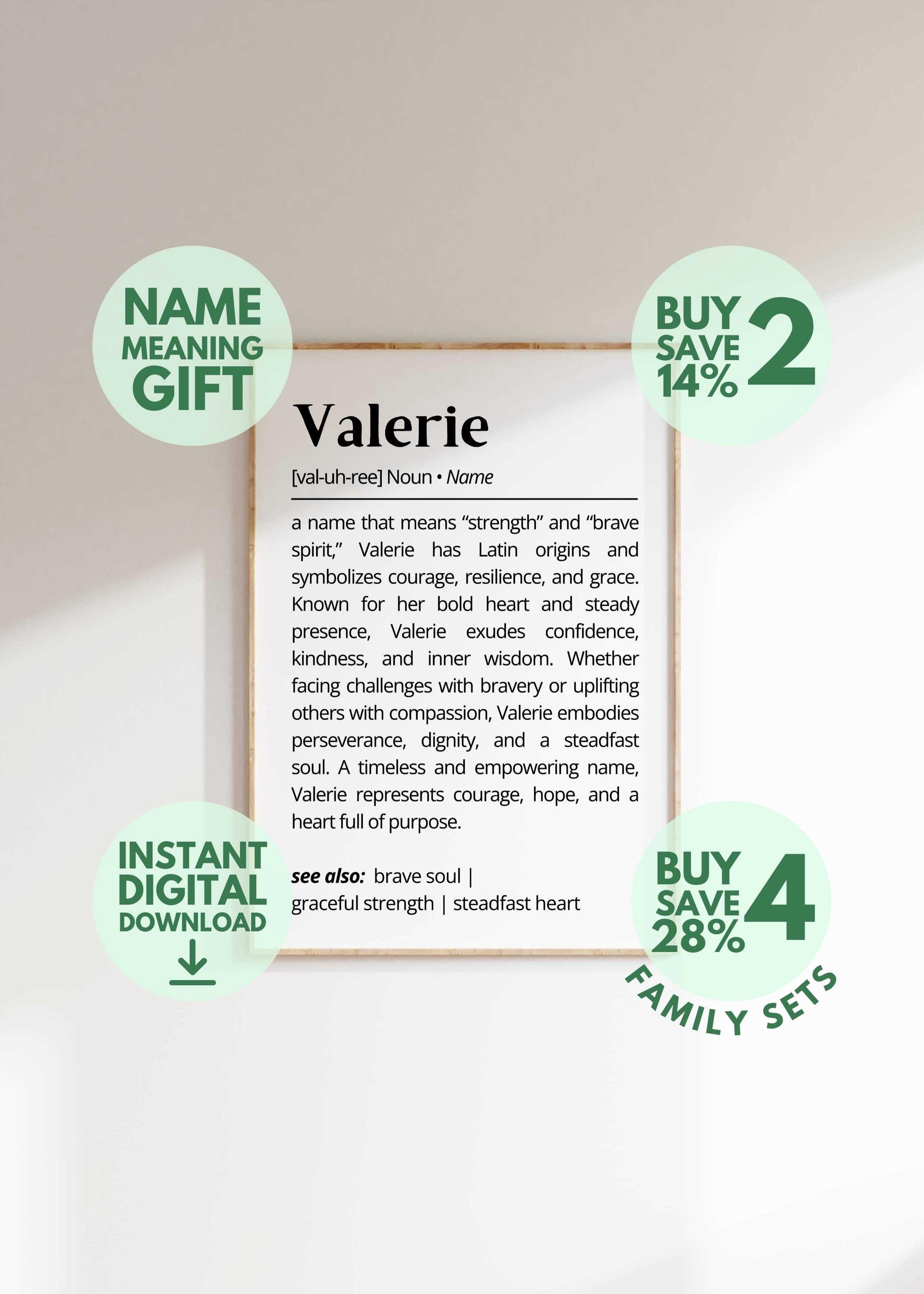 Name valerie - Etsy 日本, image size:2142x3000