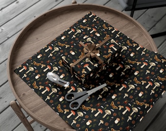 Mushroom Gift Wrap Papers