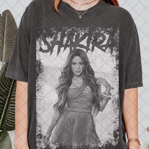 Comfort Colors Limited Shakira Vintage Shirt, Shakira 2025 Concert Shirt, Shakira World Tour Shirt, Gift For Women & Men Unisex T-Shirt