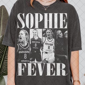 Comfort Colors Sophie Cunningham Fever Women&#39;s Basketball T-Shirt, Sophie Fever Bootleg Fan Tee T-Shirt, Gift For Women & Men Unisex T-Shirt