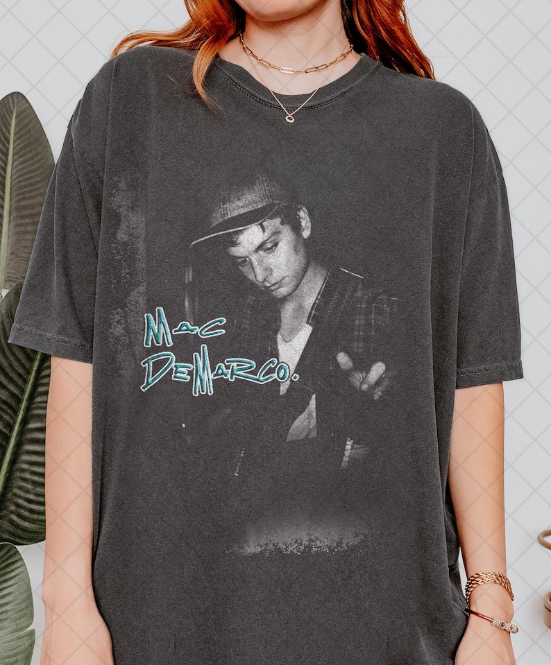 Comfort Colors Mac DeMarco Tee, Indie rock shirts, Cute shirts, indie graphic tees, Trendy shirts, Retro band tee, Mac DeMarco 2 album tee image 1